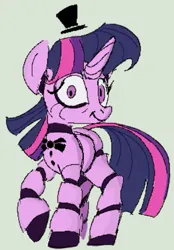 Size: 401x577 | Tagged: safe, artist:norre, ponerpics import, twilight sparkle, aggie.io, animatronic, five nights at freddy's, image, png, simple background, solo