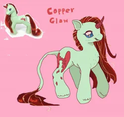 Size: 1466x1376 | Tagged: safe, artist:larvaecandy, derpibooru import, copper glow, pony, unicorn, g2, image, jpeg, leonine tail, solo, tail, toy interpretation