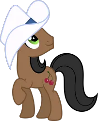 Size: 8520x10536 | Tagged: safe, artist:starryshineviolet, derpibooru import, black stone, earth pony, pony, over a barrel, absurd resolution, background pony, cowboy hat, hat, image, looking up, male, png, raised hoof, simple background, stallion, transparent background, vector