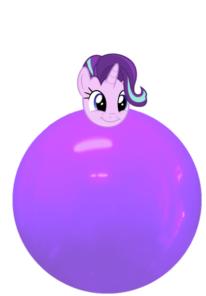 Size: 1213x1743 | Tagged: safe, artist:marybethemberjoy49-1, derpibooru import, starlight glimmer, pony, unicorn, 1000 years in photoshop, balloon, female, head, image, png, solo