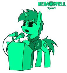 Size: 4300x4700 | Tagged: safe, artist:dacaoo, derpibooru import, oc, oc:littlepip, unofficial characters only, pony, unicorn, fallout equestria, megaspell (game), absurd resolution, clothes, female, image, jumpsuit, microphone, monochrome, pip-pony, pipbuck, png, simple background, smiling, solo, transparent background, vault suit