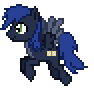 Size: 94x90 | Tagged: safe, artist:xodok, derpibooru import, oc, oc:star reader, unofficial characters only, pegasus, animated, flying, gif, image, pixel art, simple background, solo, transparent background