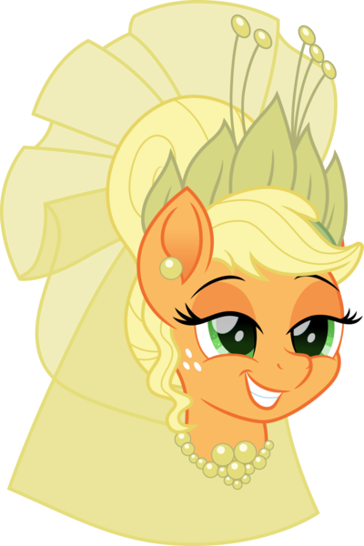 Size: 1067x1600 | Tagged: safe, artist:cloudy glow, derpibooru import, applejack, earth pony, pony, disney, disney princess, female, g4, head, image, jewelry, movie accurate, png, princess tiana, simple background, smiling, solo, the princess and the frog, tiara, transparent background