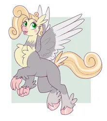 Size: 794x898 | Tagged: safe, artist:lulubell, derpibooru import, oc, oc:chirp, unofficial characters only, classical hippogriff, hippogriff, image, png, solo