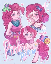 Size: 3108x3859 | Tagged: safe, artist:minimasb, derpibooru import, gummy, pinkie pie, earth pony, human, pony, equestria girls, female, image, party cannon, png