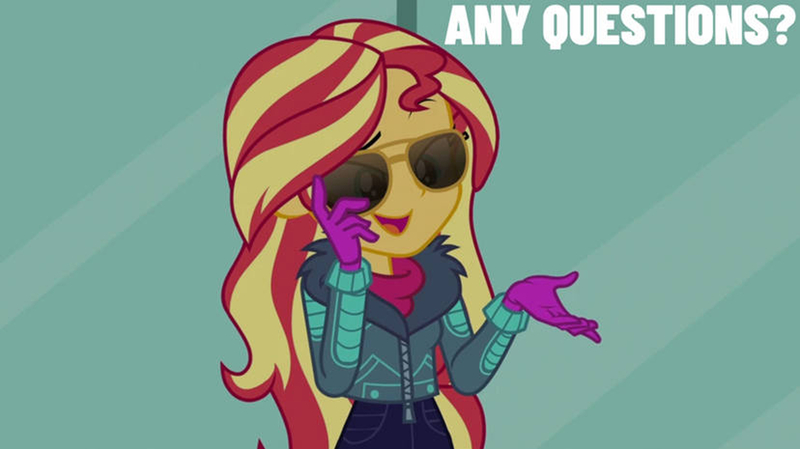 Size: 2000x1123 | Tagged: safe, derpibooru import, edit, edited screencap, editor:quoterific, screencap, sunset shimmer, equestria girls, equestria girls series, holidays unwrapped, spoiler:eqg series (season 2), image, jpeg, solo, sunglasses, winter break-in