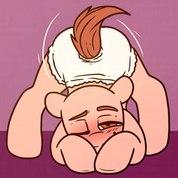 Size: 2000x2000 | Tagged: suggestive, artist:sexygoatgod, derpibooru import, pony, abdl, adult foal, commission, diaper, diaper fetish, face down ass up, fetish, image, non-baby in diaper, png, solo, wip, ych sketch, your character here