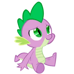 Size: 1024x1024 | Tagged: safe, artist:franpaz, derpibooru import, spike, cute, image, png, simple background, sitting, solo, spikabetes, transparent background