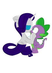 Size: 5000x7000 | Tagged: safe, artist:25ultragamer, derpibooru import, rarity, spike, female, image, male, png, shipping, simple background, sparity, straight, transparent background