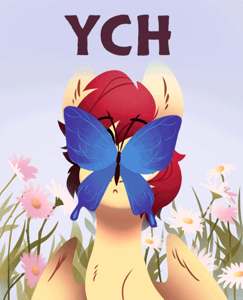Size: 730x900 | Tagged: safe, artist:28gooddays, derpibooru import, oc, pegasus, pony, commission, gif, image, solo, ych animation, ych sketch, your character here