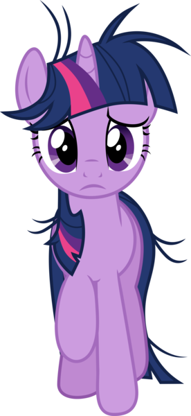 Size: 3000x6524 | Tagged: safe, artist:cloudy glow, derpibooru import, twilight sparkle, lesson zero, .ai available, image, messy mane, png, simple background, solo, transparent background, vector