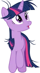 Size: 3000x5484 | Tagged: safe, artist:cloudy glow, derpibooru import, twilight sparkle, lesson zero, .ai available, image, messy mane, png, simple background, solo, transparent background, vector