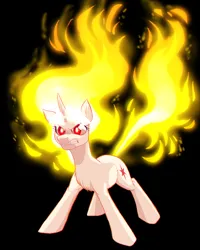 Size: 2000x2500 | Tagged: safe, artist:not-ordinary-pony, derpibooru import, twilight sparkle, angry, black background, derpibooru exclusive, image, mane of fire, png, rapidash twilight, simple background, solo