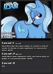 Size: 675x942 | Tagged: safe, artist:trr_bc, derpibooru import, trixie, fighting is magic, background, fighting is magic aurora, g4, image, playing card, png, trading card, trading card game
