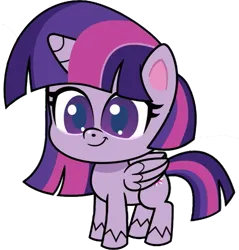 Size: 689x720 | Tagged: safe, artist:pascalmulokozi2, derpibooru import, edit, edited screencap, screencap, twilight sparkle, twilight sparkle (alicorn), alicorn, pony, my little pony: pony life, spoiler:pony life s02e03, female, image, mare, not a vector, png, simple background, solo, the comet section, transparent background