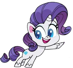 Size: 793x735 | Tagged: safe, artist:pascalmulokozi2, derpibooru import, edit, edited screencap, screencap, rarity, pony, unicorn, my little pony: pony life, spoiler:pony life s02e03, female, image, mare, not a vector, open mouth, png, pointing, simple background, solo, the comet section, transparent background