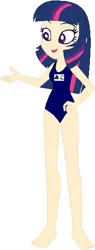 Size: 203x532 | Tagged: safe, artist:sturk-fontaine, derpibooru import, twilight sparkle, human, equestria girls, base used, clothes, g4, human coloration, image, png, school swimsuit, simple background, swimsuit, white background