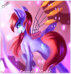 Size: 975x1014 | Tagged: safe, artist:sweetlynight, derpibooru import, oc, oc:diamond swift, unofficial characters only, pegasus, pony, amputee, artificial wings, augmented, chest fluff, female, image, jpeg, mare, prosthetic limb, prosthetic wing, prosthetics, solo, wings