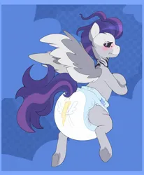 Size: 1584x1920 | Tagged: safe, artist:cuddlehooves, derpibooru import, oc, oc:dread, unofficial characters only, pony, diaper, diaper fetish, fetish, image, jpeg, solo