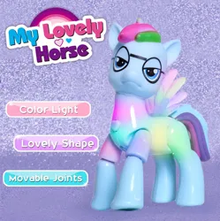 Size: 900x903 | Tagged: safe, derpibooru import, alicorn, pony, aliexpress, annoyed, bootleg, done with your shit, drugs, glasses, image, joint, jpeg, lavender background, marijuana, my lovely horse, simple background, solo, text, toy