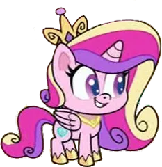Size: 235x242 | Tagged: safe, artist:pascalmulokozi2, derpibooru import, edit, edited screencap, screencap, princess cadance, alicorn, pony, my little pony: pony life, spoiler:pony life s02e17, female, image, mare, not a vector, png, simple background, solo, transparent background, what goes updo