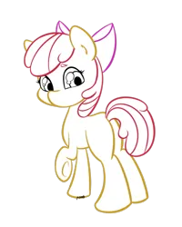 Size: 1200x1500 | Tagged: safe, artist:midnightpremiere, derpibooru import, apple bloom, earth pony, pony, female, filly, foal, image, png, simple background, solo, transparent background