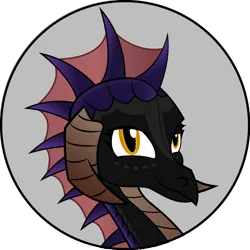 Size: 690x690 | Tagged: safe, artist:andrevus, derpibooru import, oc, unofficial characters only, dragon, bedroom eyes, dragon oc, female, icon, image, non-pony oc, png, solo, warcraft, world of warcraft