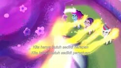 Size: 3072x1727 | Tagged: safe, derpibooru import, screencap, pipp petals, zipp storm, pegasus, pony, unicorn, g5, my little pony: tell your tale, spoiler:g5, spoiler:my little pony: tell your tale, spoiler:tyts01e67, crying, female, grin, image, jpeg, mare, misty brightdawn, rebirth misty, royal sisters (g5), siblings, sisters, smiling, spread wings, starry eyes, tears of joy, the rise and fall, trio, trio female, wingding eyes, wings