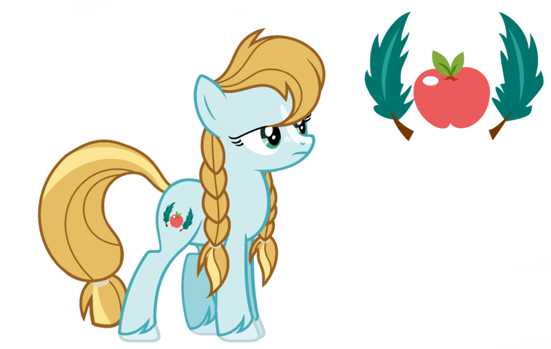 Size: 2753x1745 | Tagged: safe, artist:chanellscoco, derpibooru import, oc, oc:apple hoof, unofficial characters only, earth pony, pony, base used, blaze (coat marking), coat markings, facial markings, female, frown, image, mare, offspring, parent:applejack, parent:rockhoof, parents:rockjack, png, simple background, solo, transparent background, unshorn fetlocks