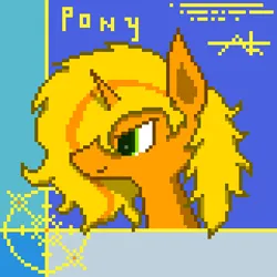 Size: 320x320 | Tagged: safe, artist:star flame, derpibooru import, oc, oc:star flame, pony, unicorn, image, male, pixel art, png, solo