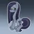 Size: 828x828 | Tagged: semi-grimdark, artist:mitexcel, derpibooru import, oc, oc:minkie pie, earth pony, pony, fanfic:muffins, fanfic art, female, gray coat, green eyes, image, jpeg, knife, long mane, long tail, muffins remastered, obsidian pie, solo, tail