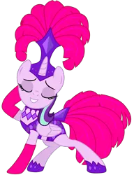 Size: 5310x6911 | Tagged: safe, artist:shieldwingarmorofgod, derpibooru import, starlight glimmer, alicorn, pony, absurd resolution, alicornified, eyes closed, female, folded wings, grin, image, mare, png, race swap, showgirl, simple background, smiling, solo, starlicorn, transparent background, vector, wings, xk-class end-of-the-world scenario