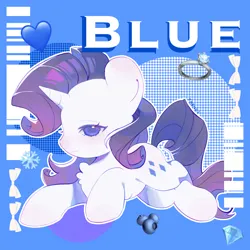 Size: 3500x3500 | Tagged: safe, artist:不可食用骨, derpibooru import, part of a set, rarity, pony, unicorn, blushing, chibi, cute, eyebrows, female, g4, high res, horn, image, mare, png, profile, raribetes, solo