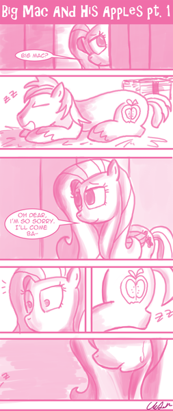 Size: 808x1920 | Tagged: dead source, safe, artist:flirtershy, derpibooru import, big macintosh, fluttershy, earth pony, pegasus, pony, barn, butt, comic, emanata, eyes on the prize, female, fluttermac, image, lying down, male, mare, meme, monochrome, onomatopoeia, plot, png, prone, shipping, sleeping, sound effects, stallion, straight, the ass was fat, zzz