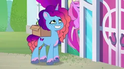 Size: 3300x1851 | Tagged: safe, derpibooru import, screencap, g5, my little pony: tell your tale, spoiler:g5, spoiler:my little pony: tell your tale, spoiler:tyts01e65, image, misty brightdawn, misty moves in, png, solo