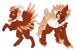 Size: 4700x3200 | Tagged: safe, artist:kikirdcz, derpibooru import, oc, oc:pavlos, unofficial characters only, deer, deer pony, hippogriff, original species, peryton, image, png, simple background, solo, transparent background