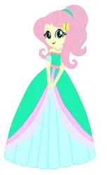 Size: 399x650 | Tagged: safe, artist:cheerful9, artist:selenaede, derpibooru import, fluttershy, human, equestria girls, alternate clothes, alternate hairstyle, clothes, dress, female, image, jewelry, necklace, open mouth, open smile, pearl necklace, png, smiling, solo, victorian, victorian dress