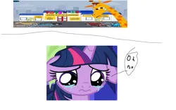 Size: 3824x2392 | Tagged: safe, derpibooru import, twilight sparkle, twilight sparkle (alicorn), alicorn, pony, image, png, sad, toys r us