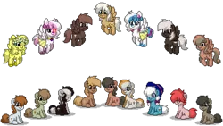 Size: 1920x1080 | Tagged: safe, artist:topsangtheman, derpibooru import, oc, unofficial characters only, alicorn, earth pony, hybrid, pegasus, pony, rabbit, derpibooru community collaboration, 2024 community collab, animal, image, png, simple background, transparent background