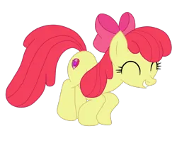 Size: 1900x1592 | Tagged: safe, artist:gmaplay, derpibooru import, apple bloom, earth pony, pony, growing up is hard to do, adorabloom, apple bloom's bow, bow, cute, hair bow, image, older, older apple bloom, png, simple background, solo, transparent background