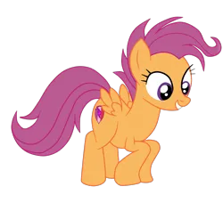 Size: 1900x1804 | Tagged: safe, artist:gmaplay, derpibooru import, scootaloo, pegasus, pony, growing up is hard to do, cute, cutealoo, image, older, older scootaloo, png, simple background, solo, transparent background