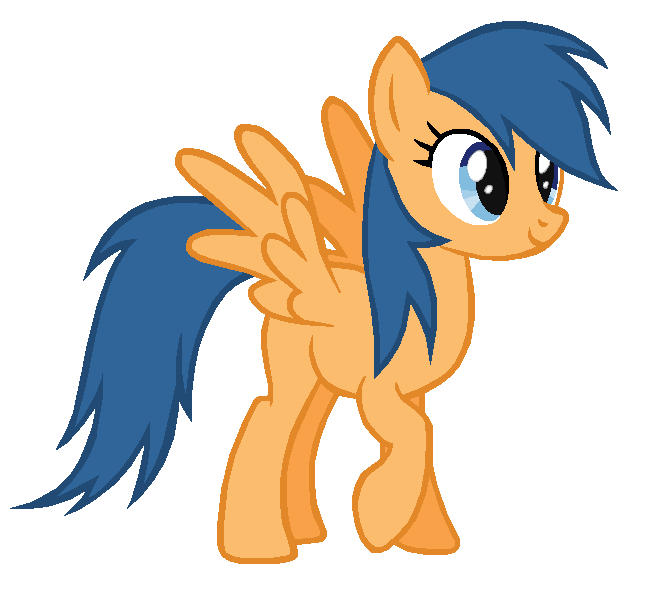 Size: 649x593 | Tagged: safe, alternate version, artist:vickypony689, derpibooru import, edit, first base, pegasus, pony, adorabase, cute, female, g4, image, looking at you, mare, older, older first base, pegasus first base, png, race swap, raised hoof, simple background, solo, white background