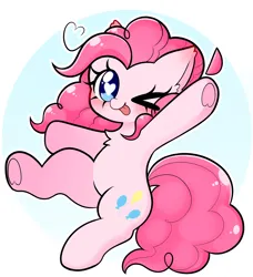 Size: 2332x2560 | Tagged: safe, artist:arwencuack, derpibooru import, pinkie pie, earth pony, pony, chibi, image, png, solo