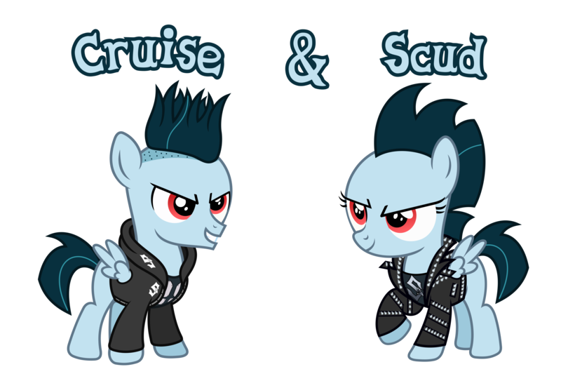 Size: 7431x5044 | Tagged: source needed, safe, anonymous artist, derpibooru import, oc, oc:cruise, oc:scud, unofficial characters only, pegasus, pony, absurd resolution, armor, armored vest, blank flank, brother, brother and sister, closed mouth, clothes, colt, eyebrows, eyelashes, eyes open, family, female, filly, foal, grin, hoodie, image, implied inbreeding, implied incest, inbred, incest, jacket, leather, leather jacket, logo, looking, looking at each other, looking at someone, male, mohawk, name, nostrils, offspring, open mouth, parent:oc:aileron, parent:oc:delta vee, parents:oc:deltaron, pegasus oc, plated vest, png, power metal, product of incest, raised hoof, sabaton, shirt, siblings, simple background, sister, smiling, smug, spread wings, standing, studs, symbol, t-shirt, teeth, text, tomboy, transparent background, twins, vest, wall of tags, wings