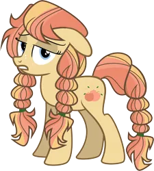 Size: 6534x7269 | Tagged: safe, artist:shootingstarsentry, derpibooru import, oc, oc:caramel apple, unofficial characters only, earth pony, pony, absurd resolution, female, image, mare, png, simple background, solo, transparent background
