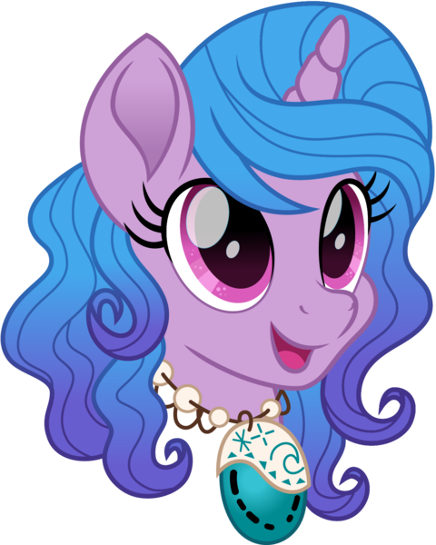 Size: 1280x1600 | Tagged: safe, artist:cloudy glow, derpibooru import, izzy moonbow, unicorn, g5, disney, disney princess, female, head, image, moana, png, simple background, solo, transparent background