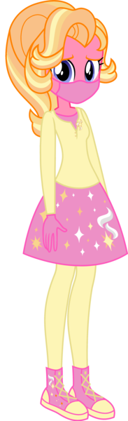 Size: 1587x5200 | Tagged: safe, artist:brokenadam, artist:ggalleonalliance, ponerpics import, ponybooru import, oc, oc:morning star, human, clothes, coronavirus, covid-19, cutie mark, cutie mark on clothes, face mask, gloves, humanized, image, leggings, long sleeves, png, purple eyes, simple background, transparent background