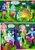 Size: 1200x1696 | Tagged: suggestive, artist:bbmbbf, captain planet, fluttershy, paisley, sandalwood, starlight, starshine, sweet leaf, twilight sparkle, human, comic:equestria girls unleashed 2, equestria untamed, equestria girls, comic, image, jpeg, palcomix, sandals, sweat leaf