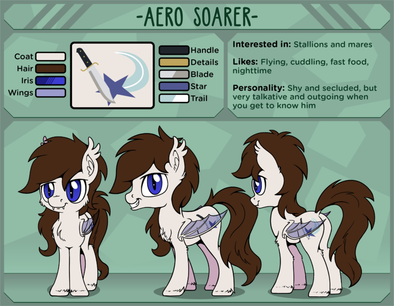 Size: 3001x2336 | Tagged: safe, artist:pirill, derpibooru import, oc, oc:aero soarer, unofficial characters only, bat pony, bat pony oc, bat wings, image, looking at you, png, rear view, reference sheet, smiling, solo, text, wings