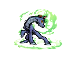 Size: 4400x3400 | Tagged: safe, artist:alts-art, artist:mane6, derpibooru import, dragon, hybrid, longma, them's fightin' herds, baihe (tfh), community related, image, looking at you, png, raised hoof, simple background, solo, transparent background